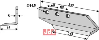 Gravskjær til Dondi Lengde 330mm, Bredde 65mm