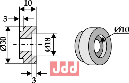 Foring for halmsnitter kniv - JDD Utstyr