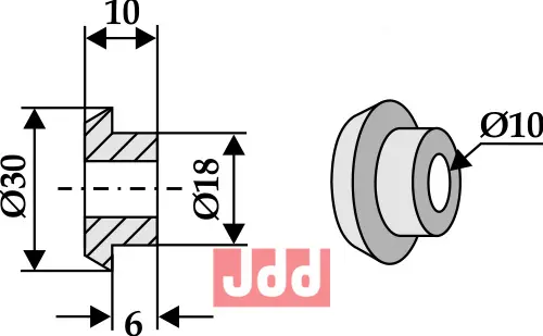 Foring for halmsnitter kniv - JDD Utstyr