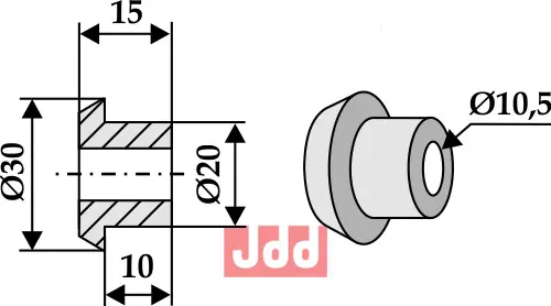 Foring for halmsnitter kniv - JDD Utstyr