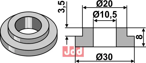 Foring for halmsnitter kniv - JDD Utstyr