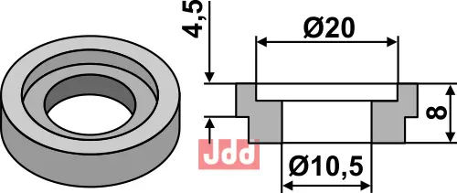 Foring for halmsnitter kniv - JDD Utstyr