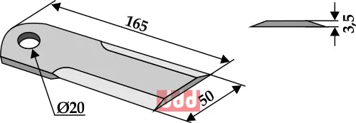 Halmsnitter kniv - JDD Utstyr