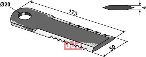 Halmsnitter kniv - JDD Utstyr