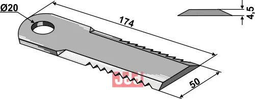 Halmsnitter kniv - JDD Utstyr
