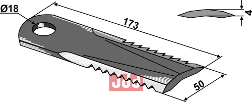 Halmsnitter kniv - JDD Utstyr