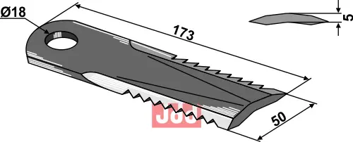 Halmsnitter kniv - JDD Utstyr