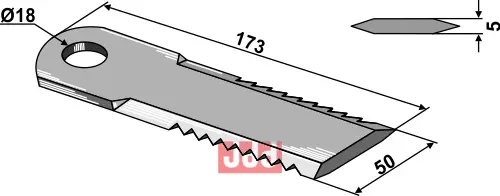 Halmsnitter kniv - JDD Utstyr