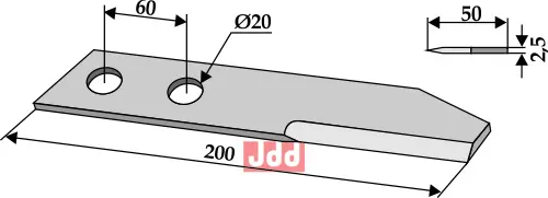 Halmsnitter kniv - JDD Utstyr