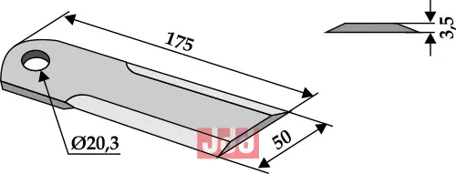 Halmsnitter kniv - JDD Utstyr