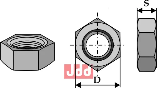 kontra mutter - JDD Utstyr