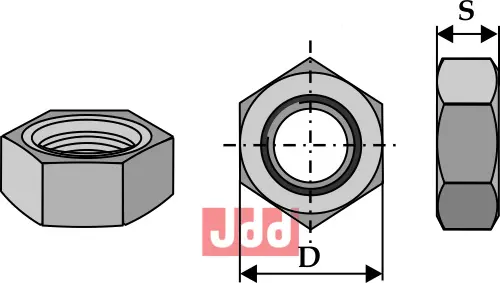 kontra mutter - JDD Utstyr