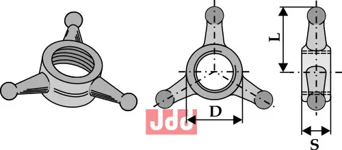 JusterMutter for topstang - JDD Utstyr