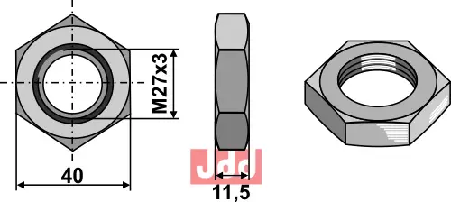 kontra mutter - JDD Utstyr
