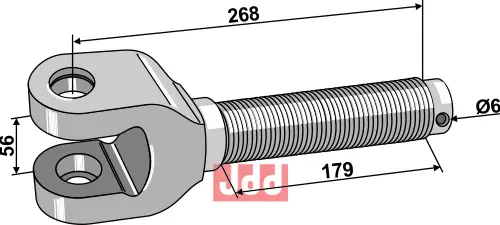 Gaffel 1 3/4 - JDD Utstyr