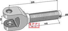 Gaffel 1 3/4"