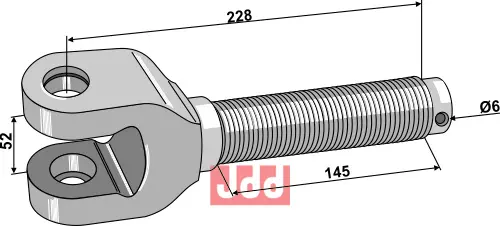 Gaffel 1 3/4" - JDD Utstyr
