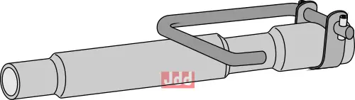 Hylster 425mm m. håndtak & beslag - JDD Utstyr