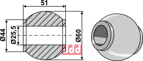 Kule for topstangskrog - JDD Utstyr