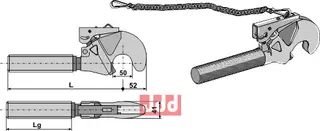 Topphaker M27x3 M27x3, 120 PS, Kategori II