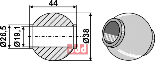 Kule for topstangskrog - JDD Utstyr