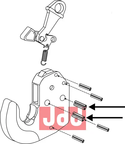 Hulllspendstift 2 stk - JDD Utstyr