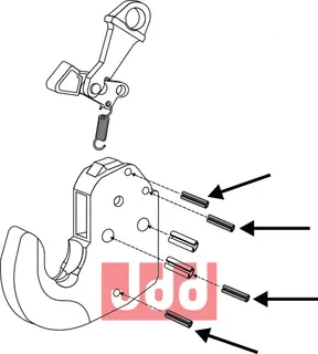 Hulllspendstift 4 stk