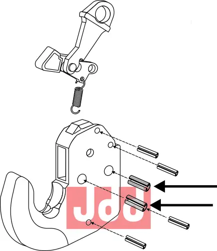 Hulllspendstift 2 stk - JDD Utstyr