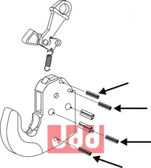 Hulllspendstift 4 stk