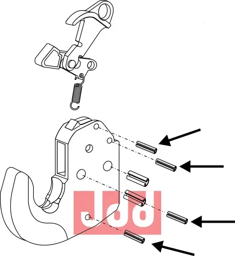 Hulllspendstift 4 stk - JDD Utstyr