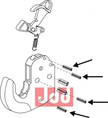 Hulllspendstift 4 stk