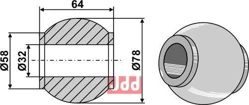 Kule for topstangskrog - JDD Utstyr