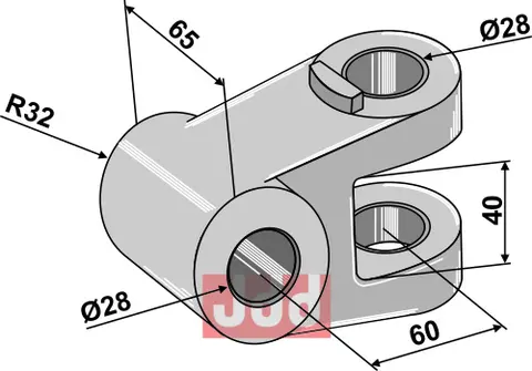 Led for topstangs ende - &#216;28