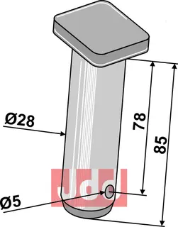 Bolt Ø28 x 78