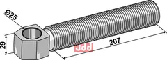 Spindel for topstangs led Ø25