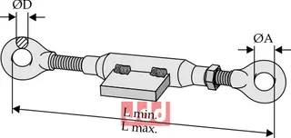 Bardun strammer for stabilisator