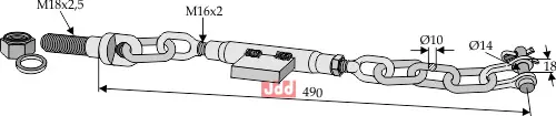 Stabilisator kjede - JDD Utstyr