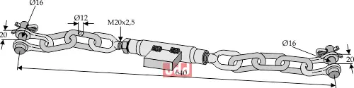 Stabilisator kjede - JDD Utstyr