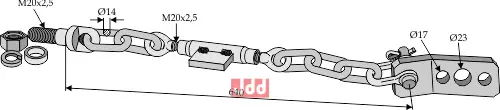 Stabilisator kjede - JDD Utstyr