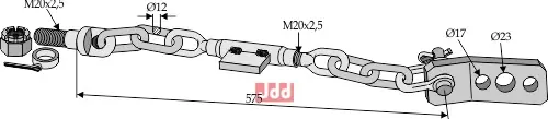 Stabilisator kjede - JDD Utstyr