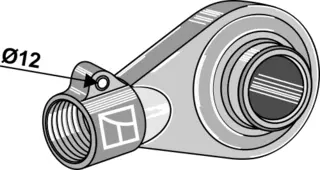 Trekantkobling med festelever M30x2, kategori II