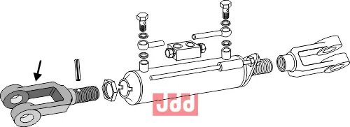 Gaffel med utv. gjenge - JDD Utstyr
