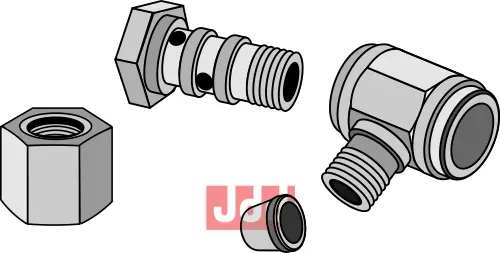 Banjobolt og omløper 3/8" - JDD Utstyr