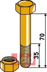 Bolt med Låsemutter