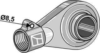 Trekantkobling med festehåndtak M30x2, kategori II