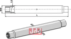 Rør for topstang  M 24 x 2,5