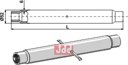 Rør for topstang  M36x3