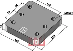 Beslag 160x30x160