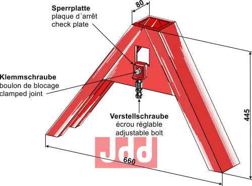 A ramme redskaps del - JDD Utstyr