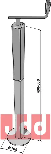 Støtteben 60x60 - JDD Utstyr